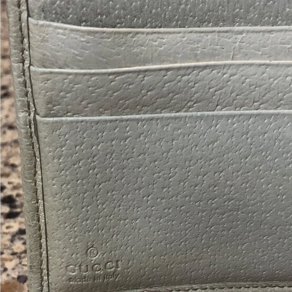 Gucci Canvas Monogram Wallet Vintage GUC - Picture 8 of 15